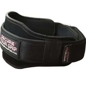 Pro Lifting Belt for Women Men Unisex - Black Weightlifting Support Belt